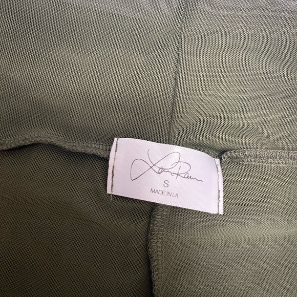 NWOT ⚜️🫒⚜️ Laina Rauma olive color mesh see through biker shorts - Picture 10 of 14